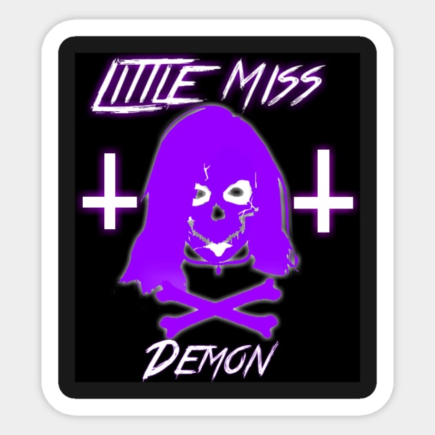 Rachel Walker:Little Miss Demon Sticker by Rachel_Walker